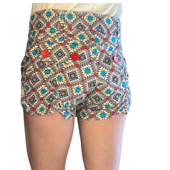 Jenny Shorts in Southwest Aztec