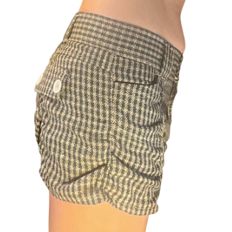 Jenny Shorts in Forest Plaid Wool