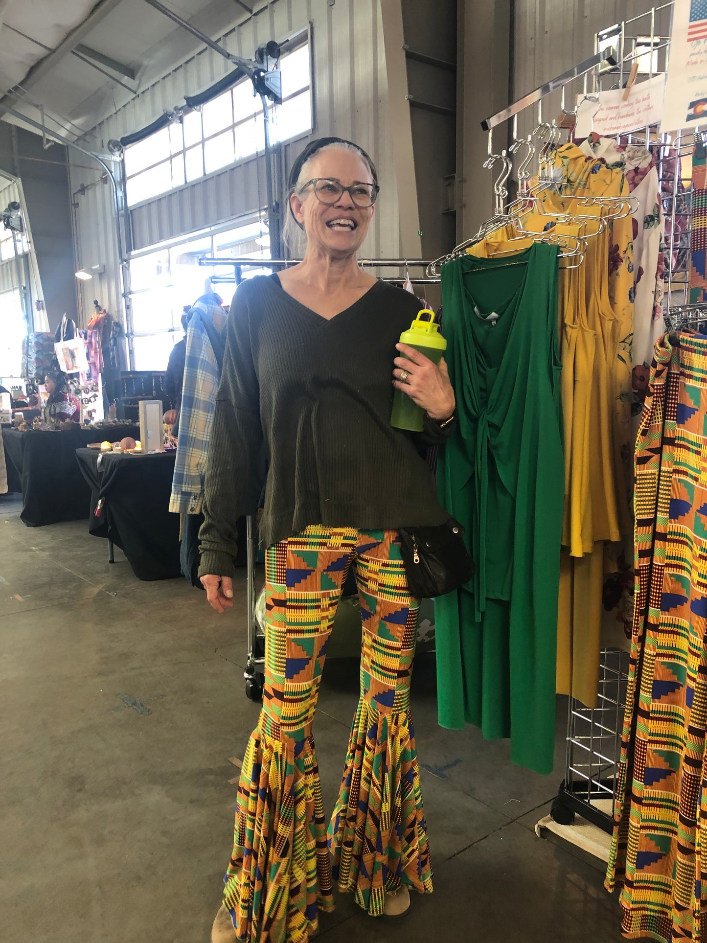 Daisy Bell Pants in Kente Serenity