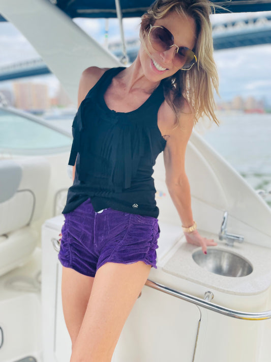 Jenny Shorts in Purple Rain